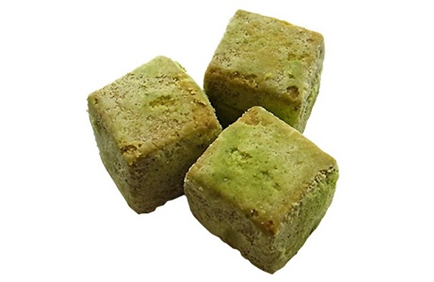 ヨックモックのこだわりが光る「クッキー ころほろ抹茶」(120円)
