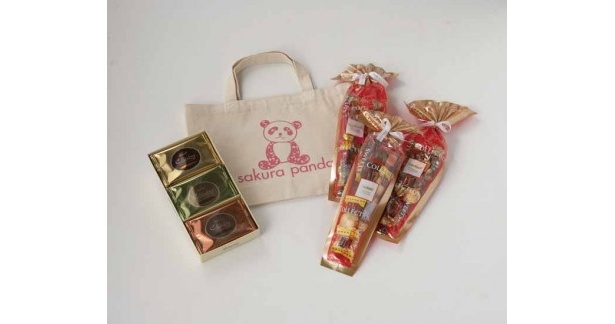 3店舗共通で販売される「さくらパンダお楽しみバッグ」（写真はイメージ）。バッグの中身はデパ地下の人気スイーツ