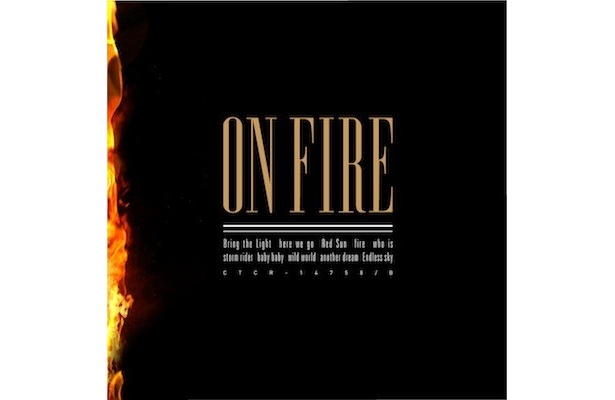 Jは3月21日(水)にソロ4年ぶりのフルアルバム「ON FIRE」を発売