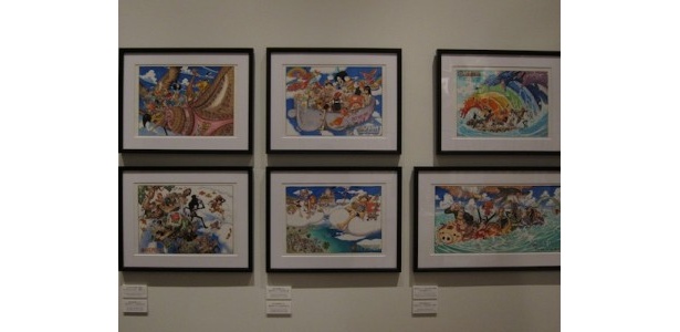 カラー原画も豊富に展示
