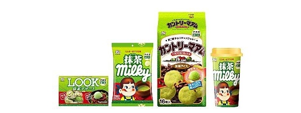 伊藤園とコラボした不二家の“抹茶スイーツ”ラインアップ