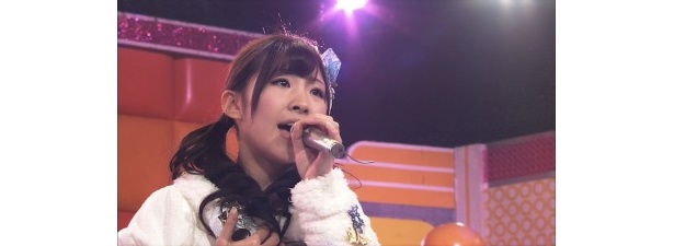 【写真】AKB48の岩佐美咲さん。演歌歌手としてデビューしているだけに、圧倒的な歌唱力を魅せつけた