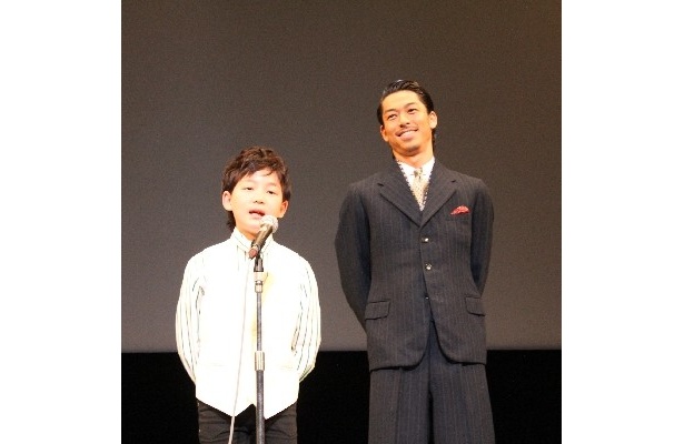 息子・進役を演じた林遼威（ろい）