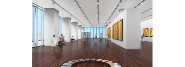 16階の美術館では、国宝級の作品の展示も