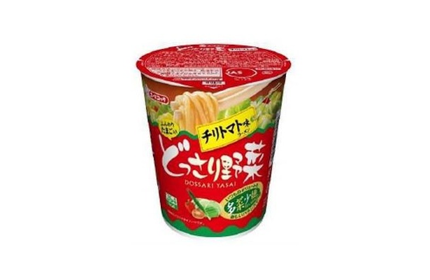 「どっさり野菜 チリトマト味ラーメン」は4月2日(月)発売