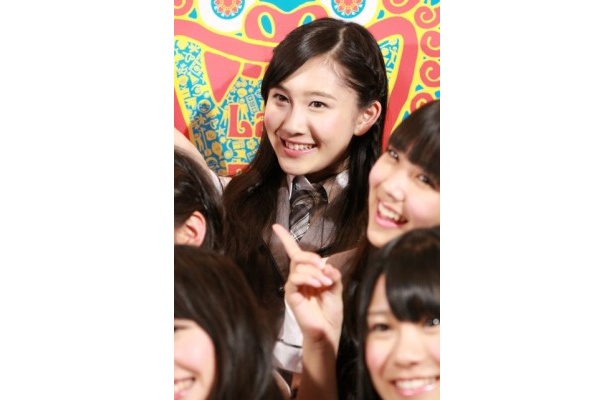 NMB48の記者発表の様子