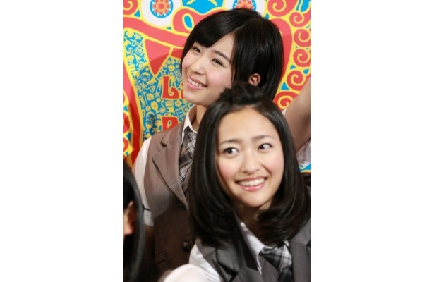 NMB48の記者発表の様子