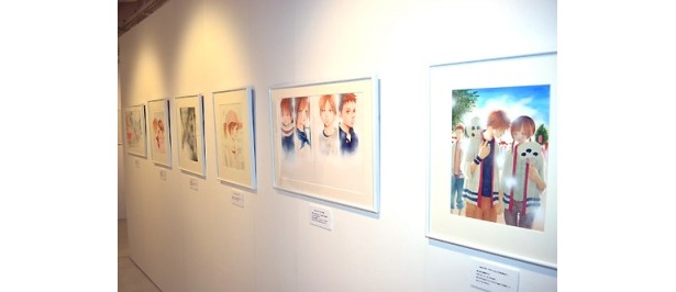 会場には93枚もの原画が展示