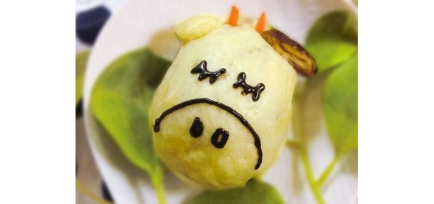 「うしマン」は、牛肉とインゲンが入った肉まん