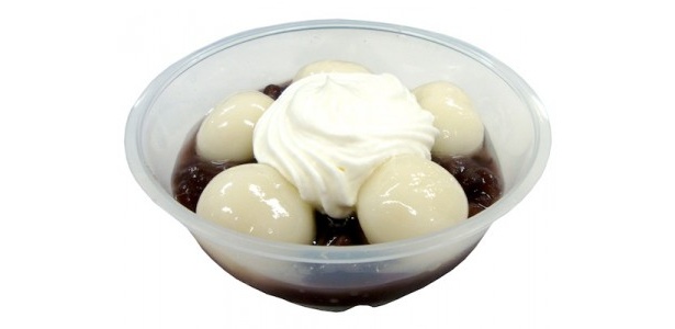 十勝産小豆を使用した「クリーム白玉ぜんざい」は5月3日(木)発売