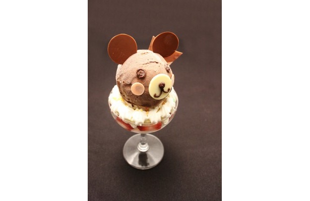 お子様向けチョコアイスパフェ（￥600）