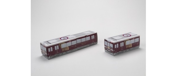 【写真を見る】内装まで忠実に再現した「京とれいん」シリーズと第2弾の「阪急電車プリン」をチェック！