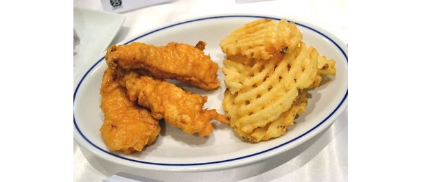 サクサク食感が楽しめる「クリスピー＆チップス」(700円)