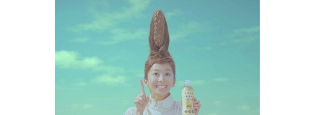 コーンヘッドになってしまった優香さん