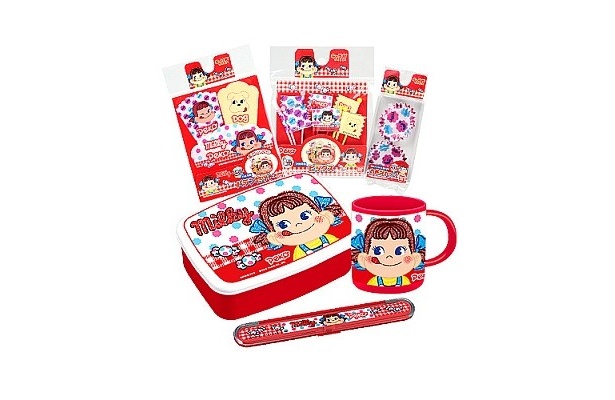 お弁当作りもこれで大丈夫！「ペコちゃんランチグッズセット」(2478円/6点セット)