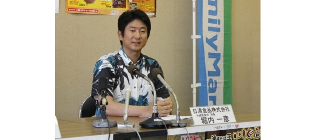 日清食品株式会社沖縄営業所所長の堀内一彦氏