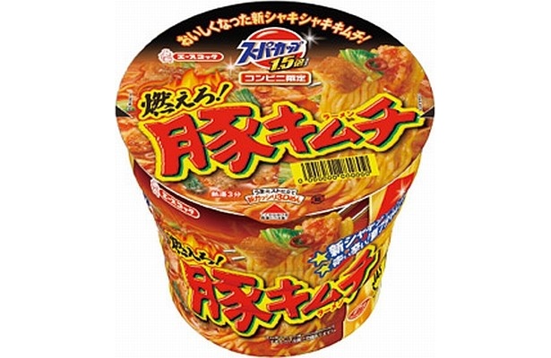 スーパーカップ1.5倍「燃えろ！豚キムチラーメン」