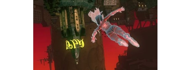 「GRAVITY DAZE/重力的眩暈：上層への帰還において、彼女の内宇宙に生じた摂動」ゲーム内画像