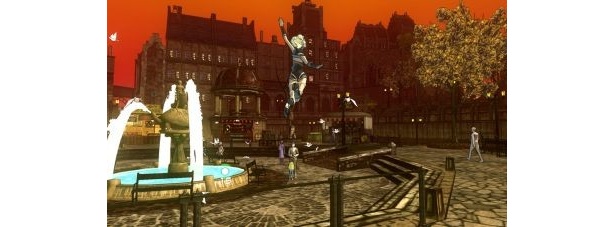 「GRAVITY DAZE/重力的眩暈：上層への帰還において、彼女の内宇宙に生じた摂動」ゲーム内画像