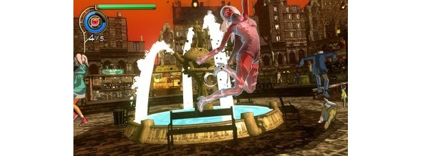 「GRAVITY DAZE/重力的眩暈：上層への帰還において、彼女の内宇宙に生じた摂動」ゲーム内画像