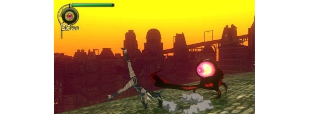 「GRAVITY DAZE/重力的眩暈：上層への帰還において、彼女の内宇宙に生じた摂動」ゲーム内画像