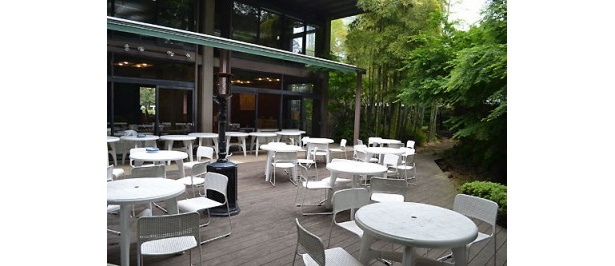 ビア庭園の会場
