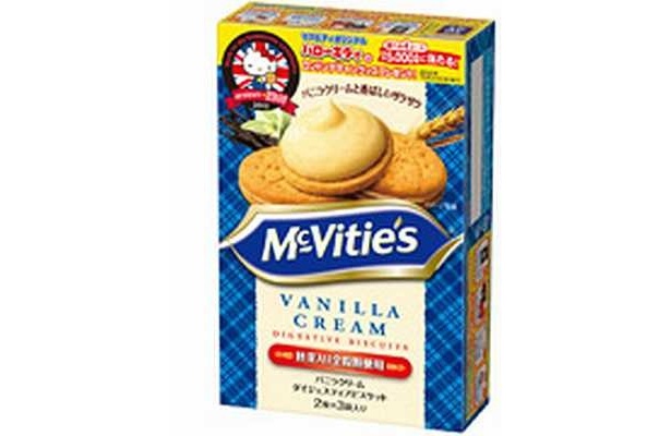 キャンペーン対象商品「マクビティ　バニラクリーム」(158円)