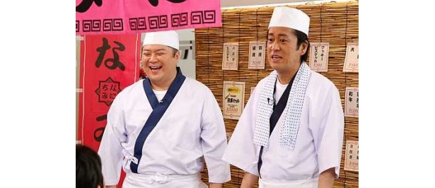 番組はブラックマヨネーズが店主を務める屋台で展開