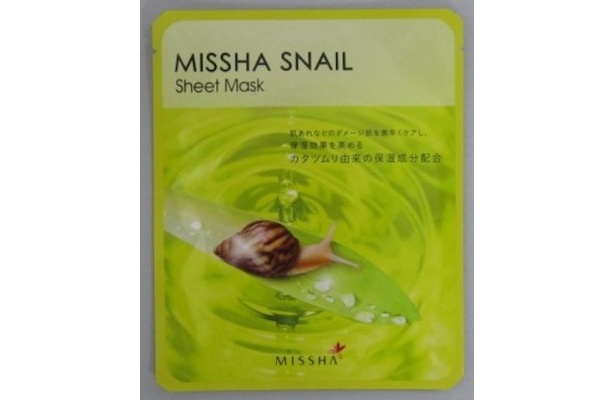 MISSHA「スネイルシートマスク」210円