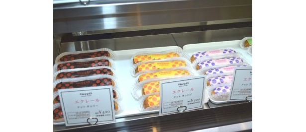 見た目にも可愛らしいスイーツも発売中