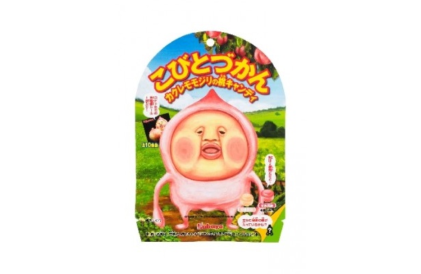 「こびとづかんカクレモモジリの桃キャンディ」(210円/60g)