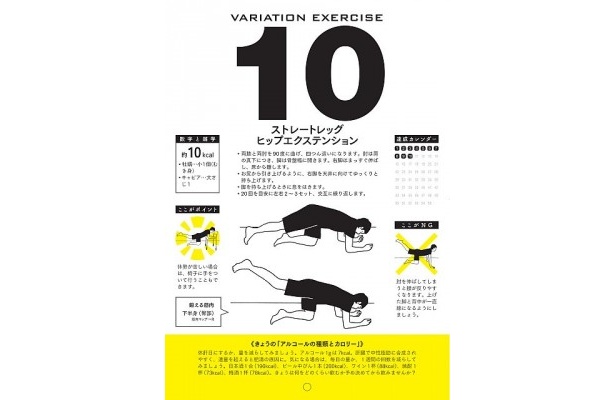 ポプラ社「きょうのエクササイズ」特典の日めくり式エクササイズ55