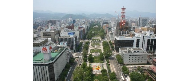 さっぽろテレビ塔からの景観