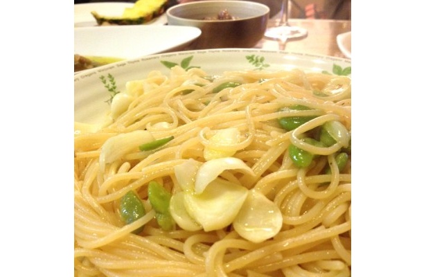 「篠峰」は和食はもちろん、あっさりめのイタリアンとも合います。わたしはパスタと合わせたりしていますよ。