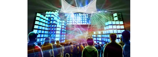 「トランスイリュージョン」はプロジェクションマッピングを間近で体感できる、幻想的なエンタテインメントショー