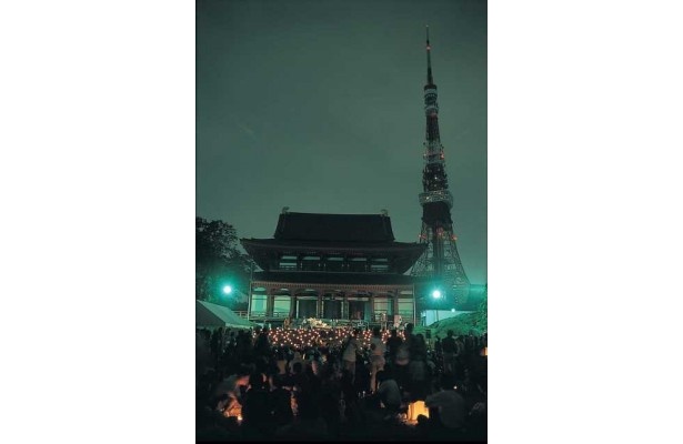 東京タワーのライトアップも消える！「100万人のキャンドルナイト＠増上寺」開催