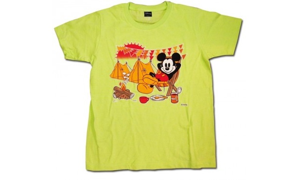 「RISING SUN ROCK FESTIVAL 2012 × GAN-BAN MICKEY Tシャツ」ライム・グリーン