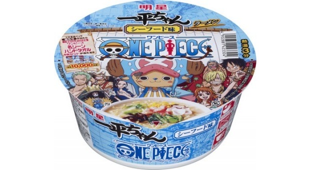 「明星 一平 ちゃん ワンピース シーフード味」(193円)