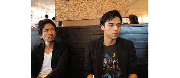 カメラの前に立つ仕事は初めてだという満島真之介