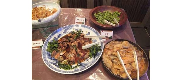 期間中3シーズンで変わるメニューは時間内無制限で食べ放題