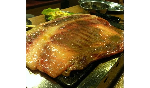 いい具合に焼いて・・・