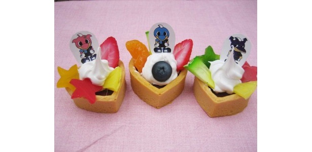 フロンターレカラーを使用した、かわいい食品サンプル作り