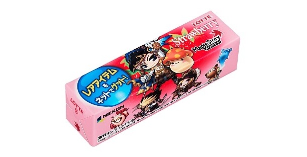 【写真を見る】こちらは6/26に発売される「メイプルストーリーストロベリーガム」