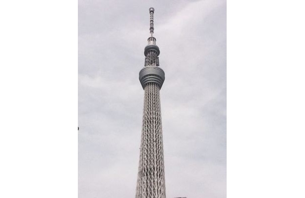 オープンしたてのスカイツリーも近くに