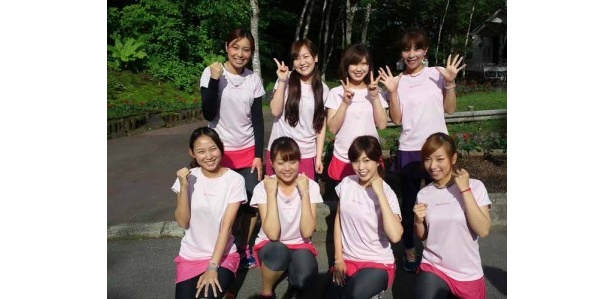 森脇健児陸上部女子部の面々