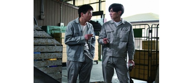 映画『苦役列車』のワンシーン