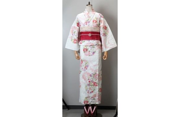帯締めをした“お着物風アレンジ”