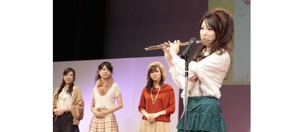2011年度“関西ウォーカー賞”に選ばれたフルート奏者の松澤由美子さん
