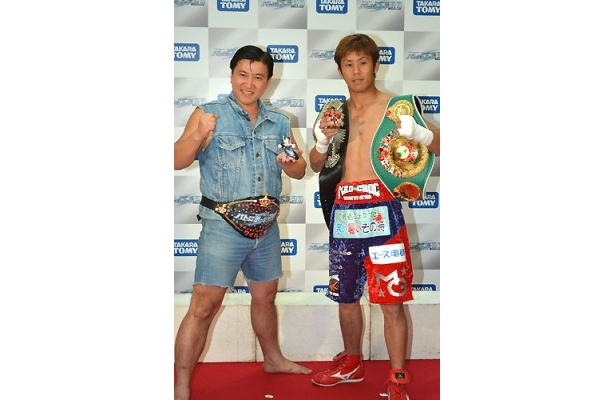 粉川拓也選手との2ショット