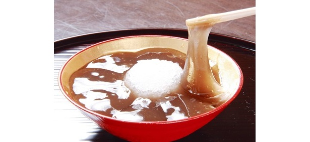 ぷるっぷるの口当たりがたまらない、本わらびもち